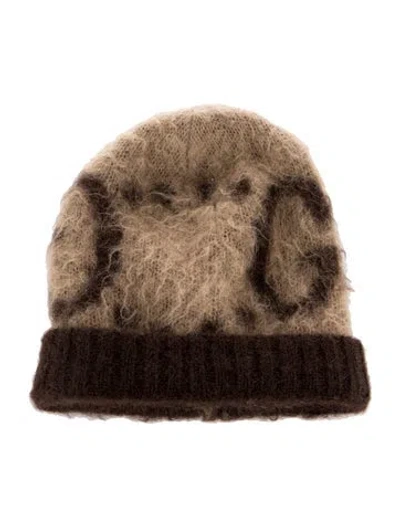 Pre-owned Gucci Beanie In Brown