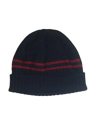 Pre-owned Gucci Beanie Hat In Blue