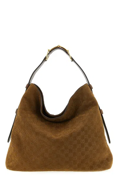 Gucci 'beatrix' Shoulder Bag In Brown