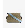 Gucci Sunflower Canvas Changing Bag In B.eb.mul/cl.b/cl.b/c