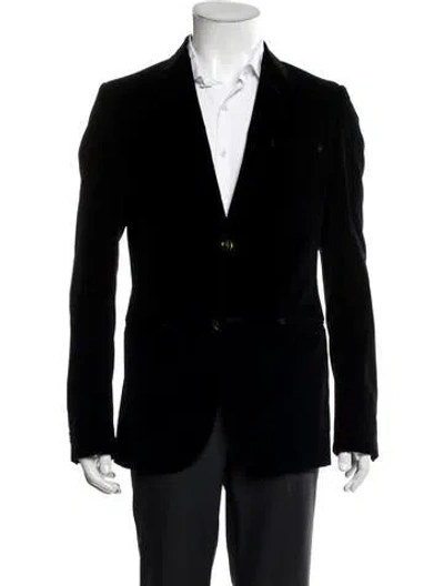 Pre-owned Gucci Bee Accent Blazer In Black