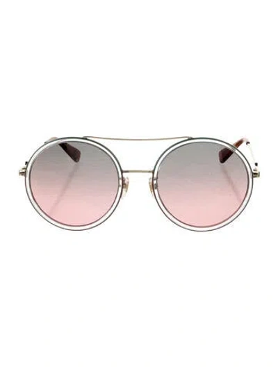 Pre-owned Gucci Bee Accent Round Sunglasses W/ Tags