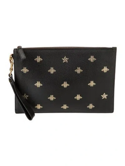 Pre-owned Gucci Bee Clutch In Multi
