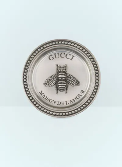 Gucci Bee Incense Burner In Silver