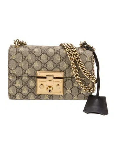 Pre-owned Gucci Bee Padlock