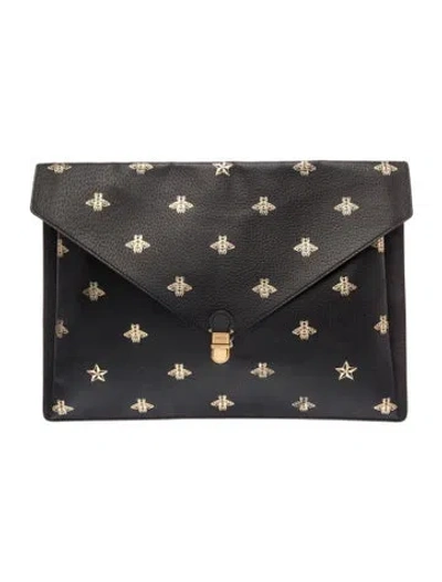 Pre-owned Gucci Bee Portfolio In Multi