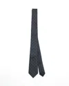 Gucci Bee Silk Tie In Blue