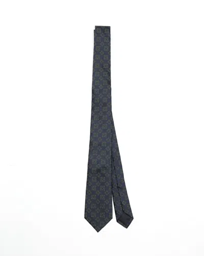 Gucci Bee Silk Tie In Blue