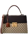 Gucci Beige & Black & Brown Gg Supreme Canvas Padl