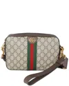 Gucci Beige & Brown Gg Supreme Canvas Ophidia Crossbody (authentic Pre-loved) In Brown
