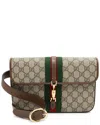Gucci Brown Gg Supreme Canvas Web Jackie 1961 Belt Bag (authentic Pre-loved) In Multi