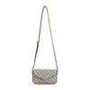 Gucci Beige And Ebony Ophidia Mini Polyurethane Shoulder Bag