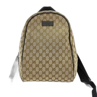 Pre-owned Gucci Beige Backpack ()