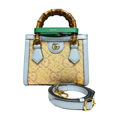 Pre-owned Gucci Beige Bamboo Shoulder Bag ()