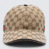 Gucci Gg Supreme Hats Beige In Brown