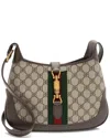 Gucci Beige, Brown Coated Canvas & Leather X Balenciaga The Hacker Project  Jackie Small Shoulder Ba