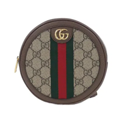 Pre-owned Gucci Beige Brown Gg Supreme Backpack ()