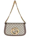 Gucci Gg Blondie Canvas Shoulder Bag