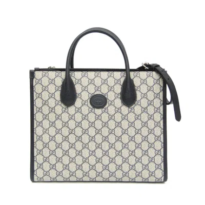Pre-owned Gucci Beige Canvas Shoulder Bag ()