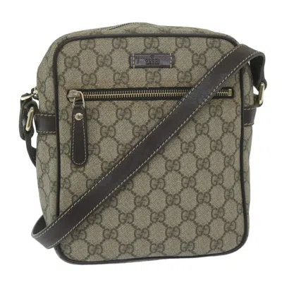 Gucci Beige Canvas Shoulder Bag ()