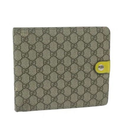 Gucci Beige Canvas Wallet  ()