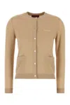 Gucci Luxe Ribbed Cashmere Cardigan Pockets