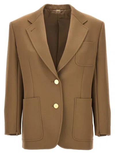 GUCCI BEIGE CLAMP BLAZER