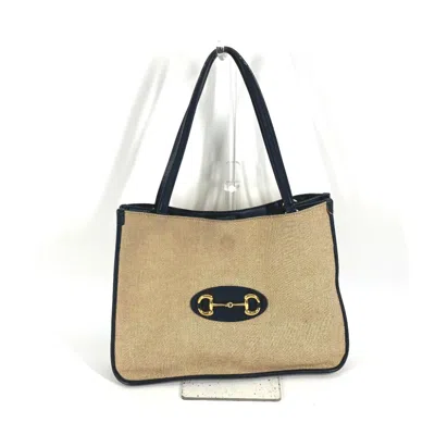 Pre-owned Gucci Beige Cloth Tote Bag ()