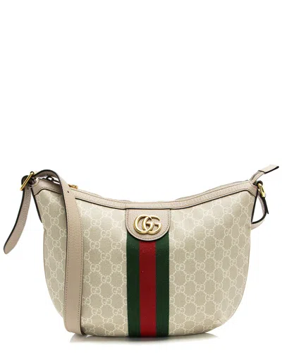 Gucci Beige Coated Canvas