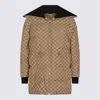 Gucci Women Fabric Bomber Jacket In Brown