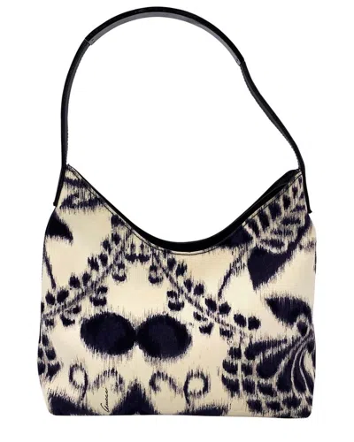 Gucci Beige Cotton Hobo Bag (authentic Pre-loved) In White