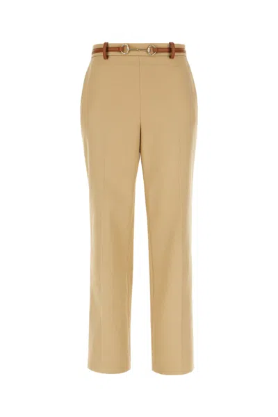 GUCCI BEIGE COTTON PANTS