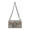 Gucci Beige Dionysus Medium Shoulder Bag In Multi