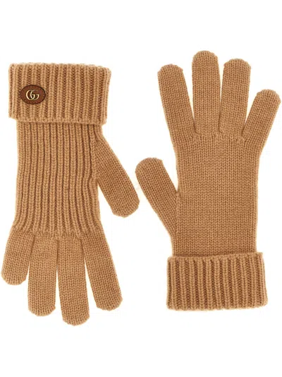 GUCCI BEIGE DOPPIA G GLOVES