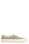 GUCCI BEIGE FABRIC LOW-TOP SNEAKERS FOR MEN