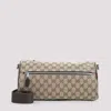 Gucci Beige Gg Canvas Crossbody Bag In Sand