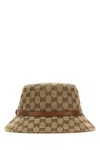Gucci Women Gg Fabric Bucket Hat In Brown