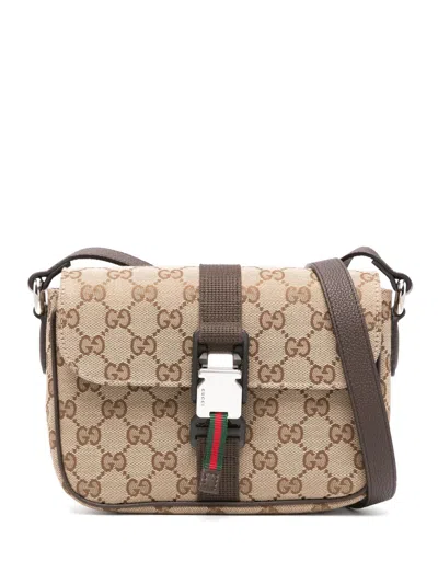 GUCCI BEIGE GG MINI CROSSBODY BAG