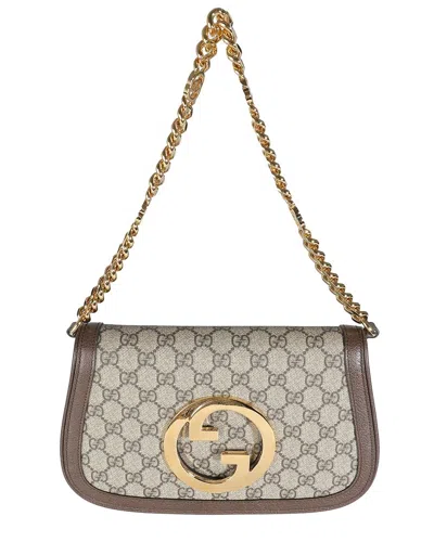 Gucci Beige Gg Supreme Canvas Blondie Shoulder Bag (authentic Pre-loved)