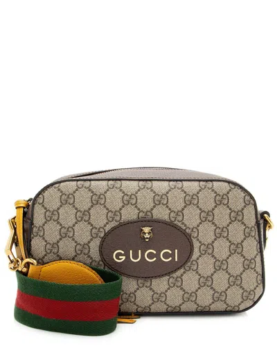 Gucci Beige Gg Supreme Canvas Neo Vintage Messenger (authentic Pre-loved) In Multi