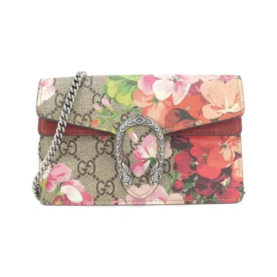 Pre-owned Gucci Beige Gg Supreme Canvas Shoulder Bag () In Sand