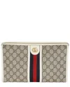 Gucci Beige Gg Supreme Canvas Web Ophidia Gg Toiletry Case (authentic Pre-  Loved) In Multi