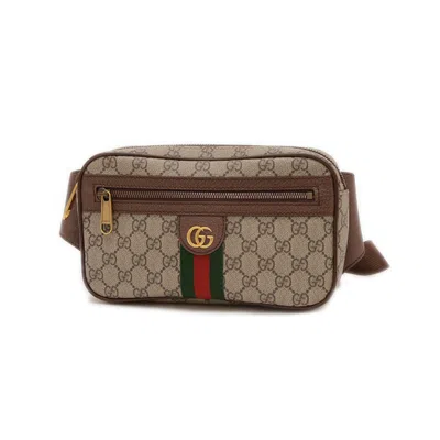 Pre-owned Gucci Beige Gg Supreme Fanny Pack Sling Bag ()