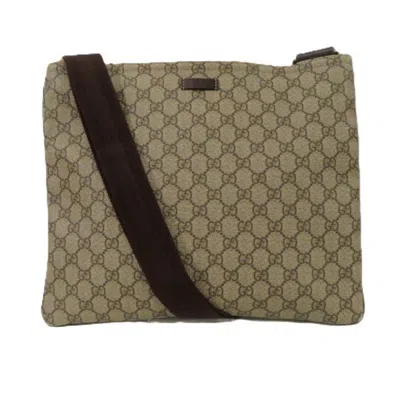 Pre-owned Gucci Beige Gg Supreme Shoulder Bag ()