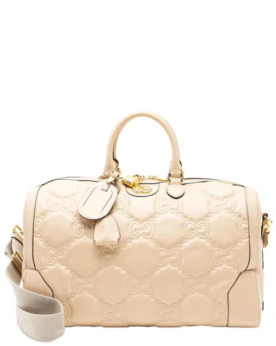 Gucci Beige Leather In Neutral
