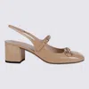 GUCCI BEIGE LEATHER PUMPS