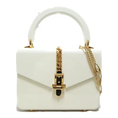 Gucci Beige Leather Shoulder Bag () In White