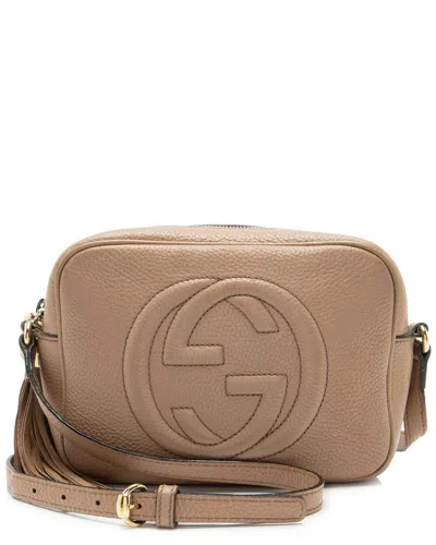 Gucci Beige Leather Soho Disco Bag (authentic Pre-loved)