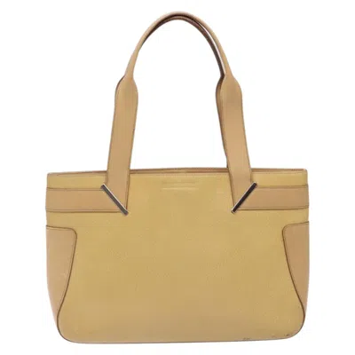 Pre-owned Gucci Beige Leather Tote Bag ()