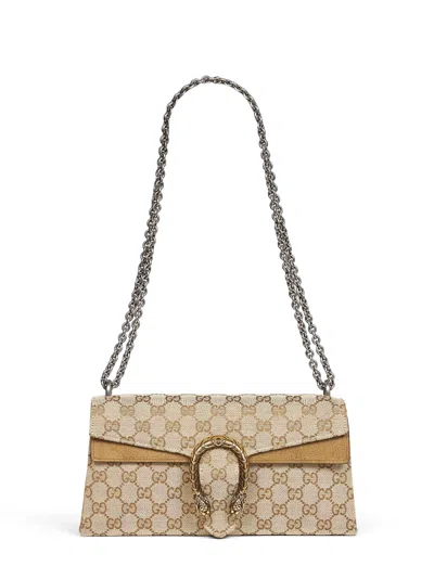 Gucci Beige Logo Dionysus Shoulder Bag <br/>